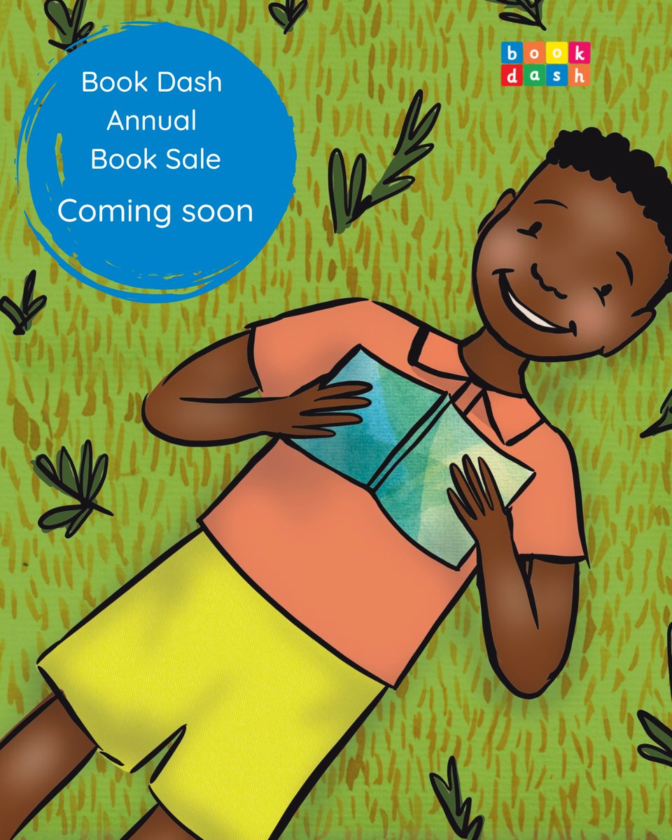 bookdash's tweet photo. 🥁Drumroll… the Book Dash annual book sale goes live on Thursday 15 Oct 2026

https://t.co/FwsTLGCS60

#bookdash #everychild100books #earlybookownership #ECD https://t.co/0hzMDdgrKF