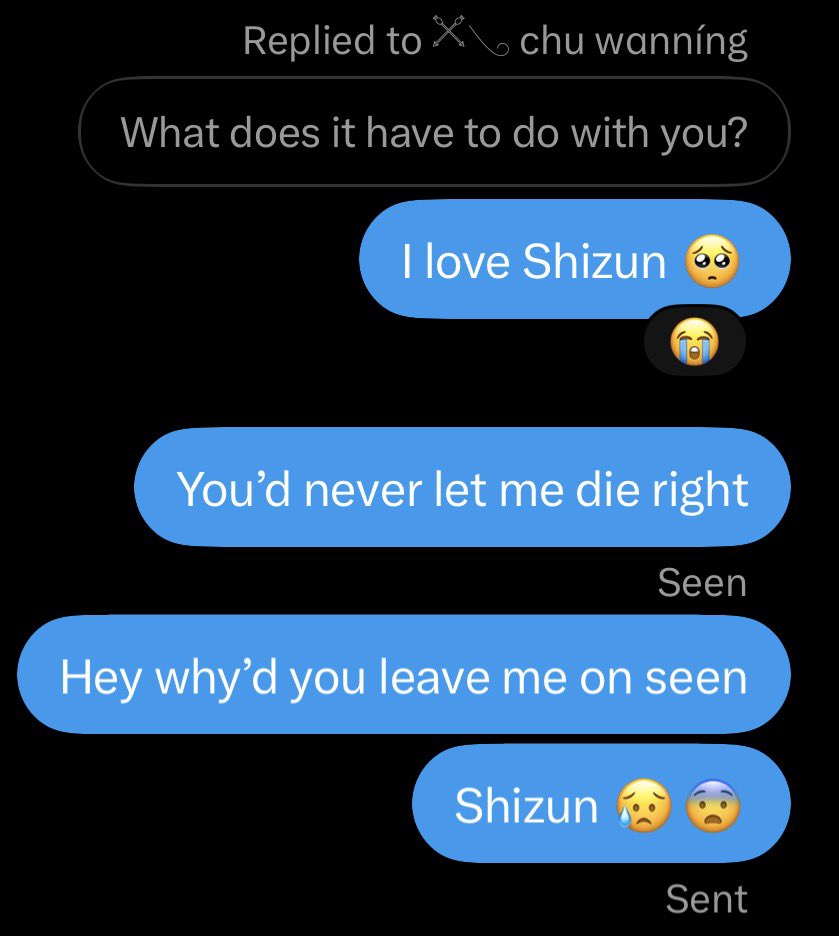 ShiMeiBBBF's tweet photo. Does Shizun hate me.. 🥺😥 https://t.co/Gb2fXjcjjI