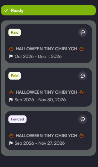 MeissArt's tweet photo. OH MY GOD, THANK YOU SO MUCH!! 😭🎃🧡
You guys have ordered SO much that I can barely keep up LMAO 😭💦
Seriously, thank you a million for all the support! It means so much to me. 🥹💕

I’ll be opening Halloween YCH comms again very soon, so stay tuned! 👀🎃✨ https://t.co/v1CGUtiOBx