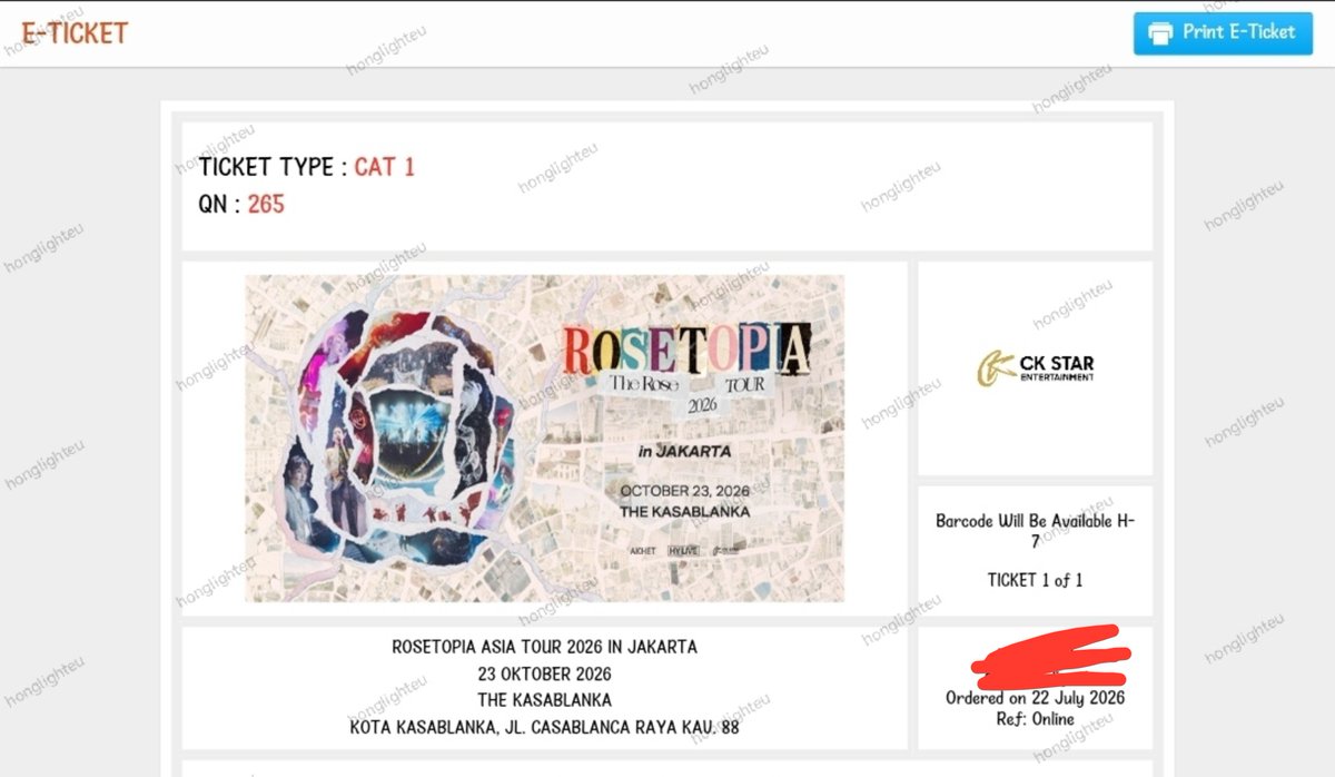 honglighteu's tweet photo. ❗ WTS ❗
tiket The Rose rosetopia jkt cat 1, QN 265 1tix punya pribadi price 2.5

#wtsrosetopiajkt #therose #rosetopiajkt https://t.co/xOJcpzumtX