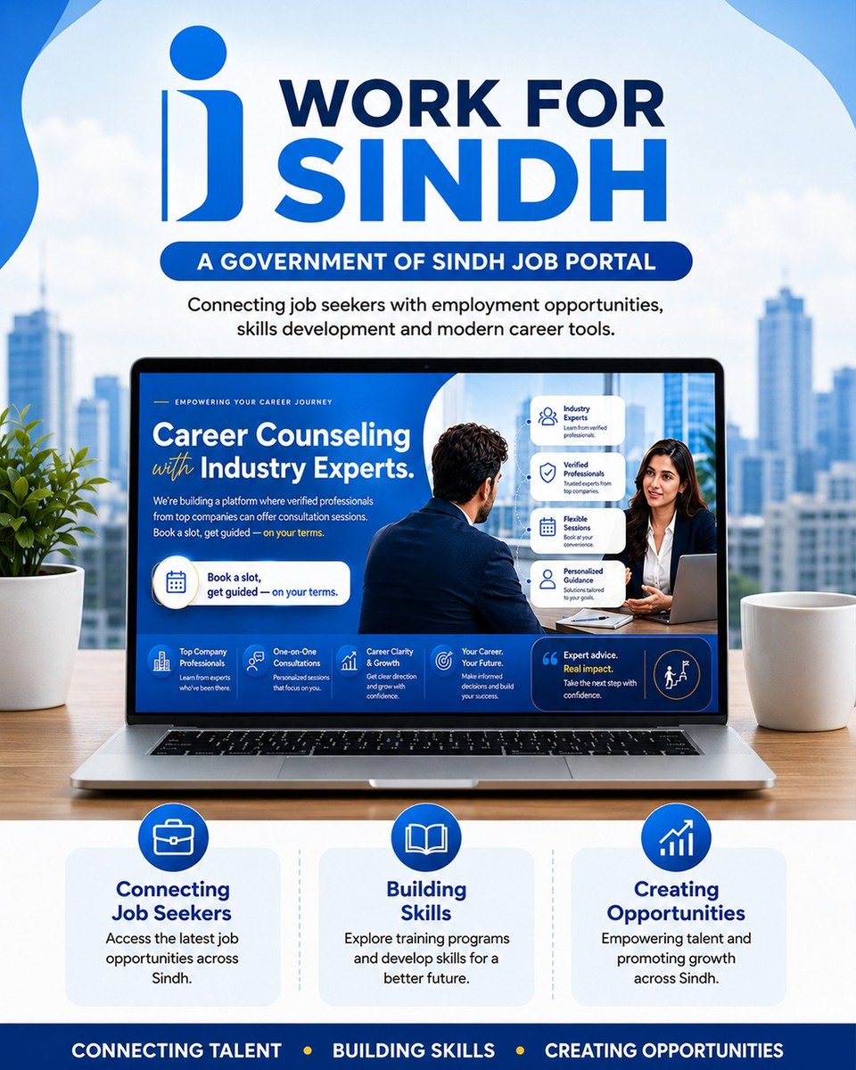 malikori07's tweet photo. Talent needs the right direction and the right opportunity. 🚀
Work for Sindh helps young people build skills and make informed career choices.
#WorkForSindh https://t.co/6BN6CR1t3y