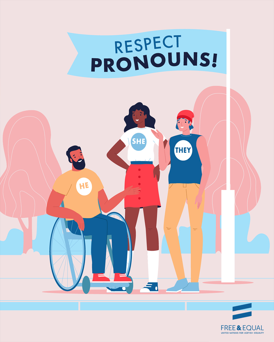 free_equal's tweet photo. Getting someone’s #pronouns right is the simplest way of being an ally! If you’re not sure which pronouns to use, politely ask. #PronounsDay #transgender #nonbinary #trans https://t.co/DF9fsxnXf0