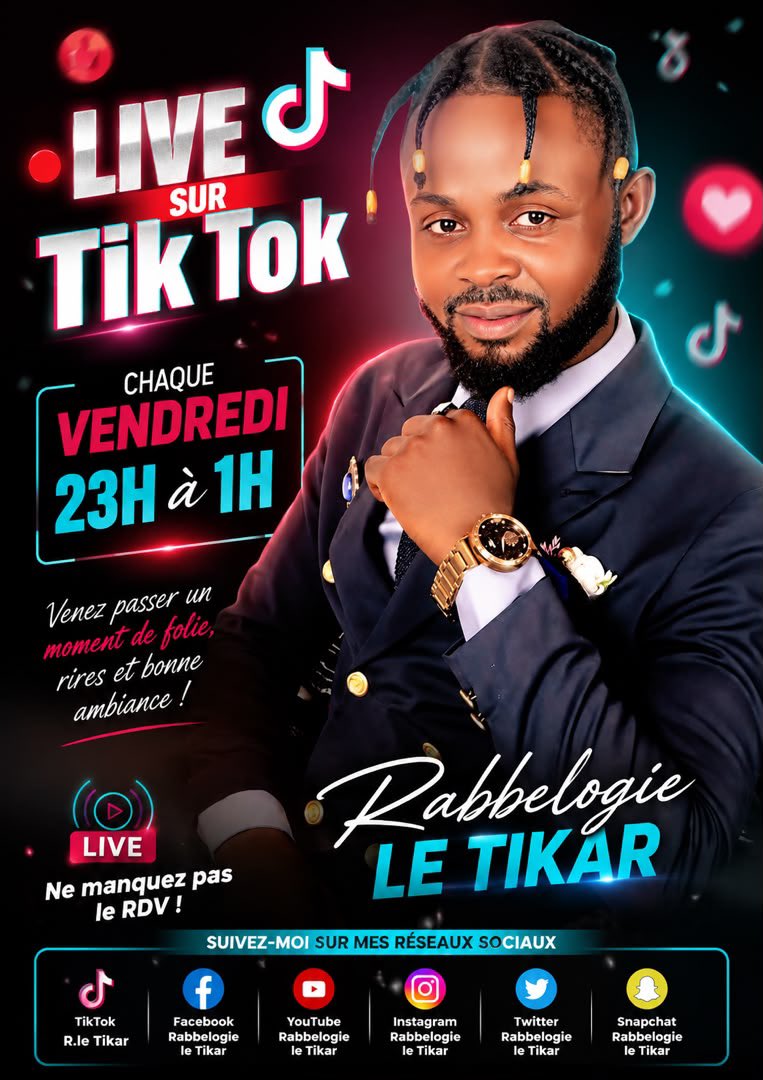 RabbelogieT's tweet photo. Rendez-vous en Live ce soir sur TikTok à partir de 23h
Trois sujets à débattre:
👉🏾Le festival « YAŃG »
👉🏾Le Festival « GAËN »
👉🏾Le dimanche Peìn Tûmu-Tûmu de Ydé

Mon lien TikTok en commentaire👇🏾

Venez nombreux 🙏🏾🙏🏾🙏🏾

🕋Jummah Moubarak🕌a tout les Muslims d’ici🤲🏾 https://t.co/7GorkhtICO