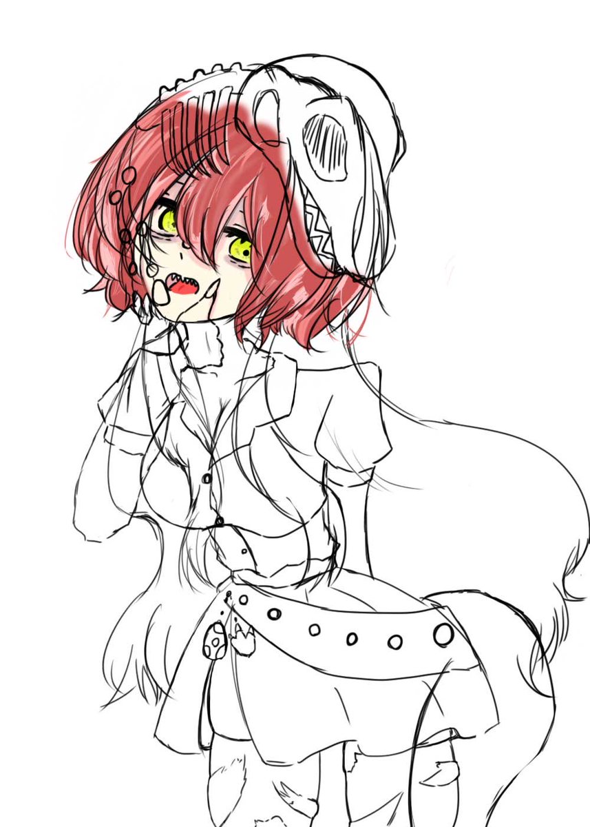 wolf_o516's tweet photo. 初めて恐竜の骨を描いた₍ᐢ ɞ̴̶̷.̮ɞ̴̶̷ ᐢ₎​
 #イラスト  #絵描きさんと繋がりたい https://t.co/dcw2EHQxy0