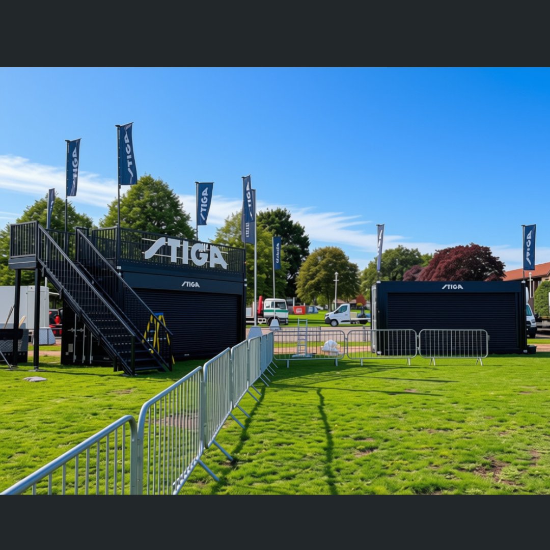 eventsstructure's tweet photo. A look back at this summer’s outdoor exhibitions.

Featuring Avant, Certas, STIGA and Aeolus Tyres across construction, machinery and groundscare events.

Planning your next exhibition? Get in touch.

#TheEventsStructure #OutdoorExhibitions #ShippingContainers https://t.co/Xo3klrsCCW