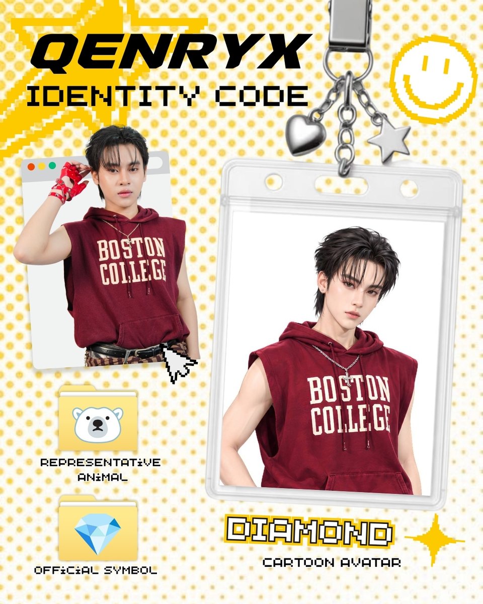QENRYXOFFICIAL's tweet photo. Identity Code Official — DIAMOND 💎
ประกาศอย่างเป็นทางการแล้วค้าบ 📢
#DIAMOND_QENRYX
#QENRYX
#ViralHitsMusicVision
#TVHArtist https://t.co/pOtlI4LDal