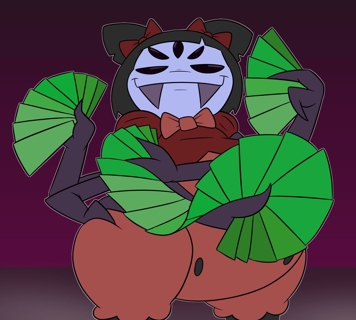 HectorCollect's tweet photo. What if Muffet had fat stacks of cash for no concerning reason? https://t.co/Mg6kVsYlLf