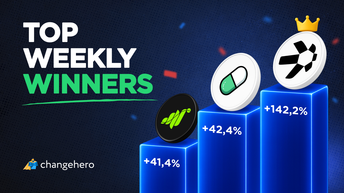 Changehero_io's tweet photo. 🏆 Weekly Heroes are here

$BTC is pushing $86K as Uptober opens, after September closed up 6,4% and broke its own Red September nickname. Good start all round, and these three ran ahead of it:

🥇 ethereum:0x4a220e6096b25eadb88358cb44068a3248254675 +142,2%
🥈 solana:pumpCmXqMfrsAkQ5r49WcJnRayYRqmXz6ae8H7H9Dfn +42,4%
🥉 solana:Grass7B4RdKfBCjTKgSqnXkqjwiGvQyFbuSCUJr3XXjs +41,4%

Every hero needs a holder 👇