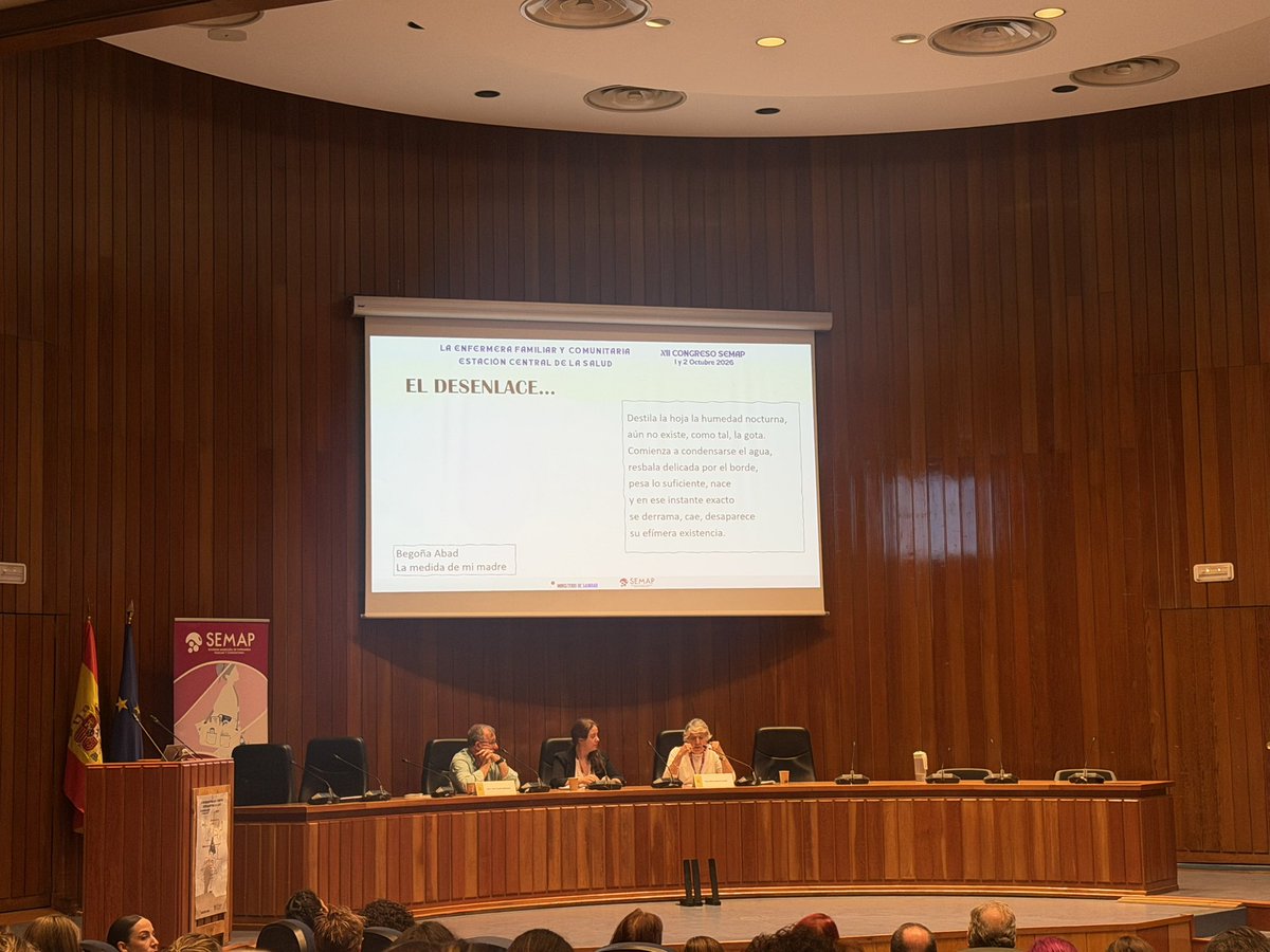ACAMEC_'s tweet photo. Magnífica Conferencia de Clausura Congreso @semap_ moderada por Laura Iglesias Rus @Wasp_91 y con la intervención de Juan José Jurado Balbuena y Rosa María Alberdi Castell 
“Paso a paso y grano a grano se pueden conseguir resultados ahora y a largo plazo” @faecap https://t.co/XZJ0pH1uDC