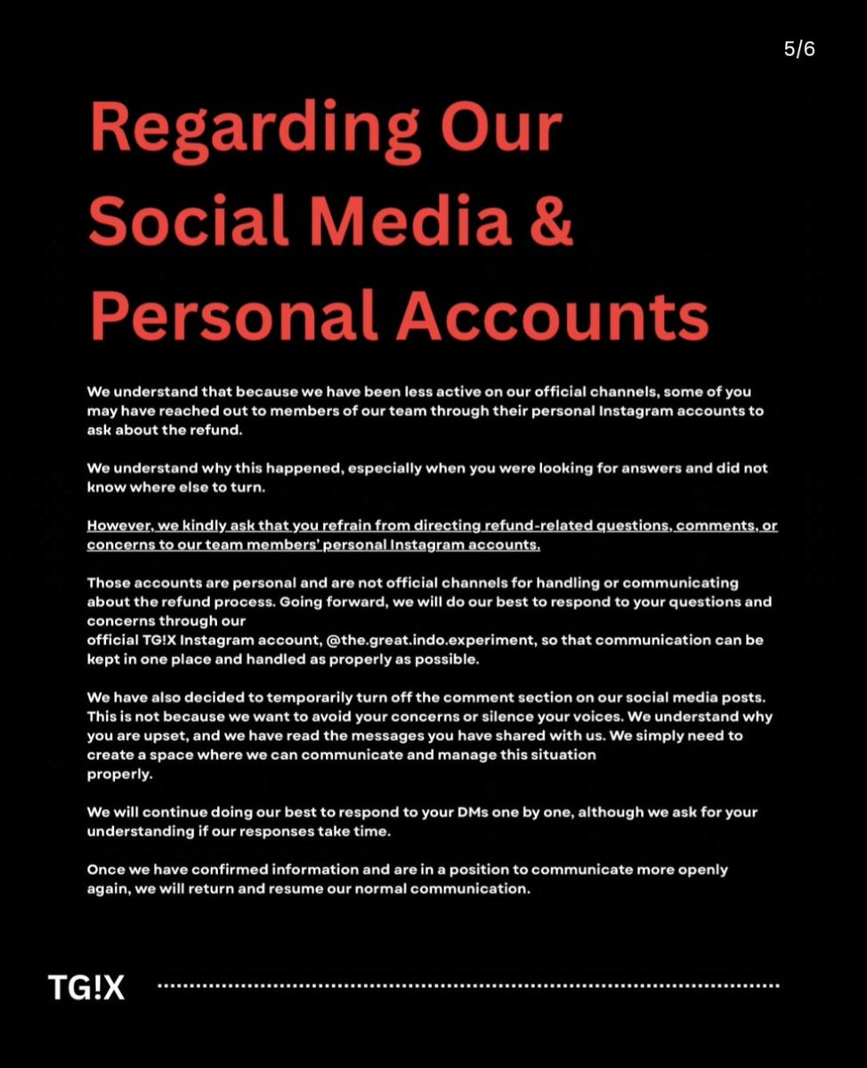 rfkarar's tweet photo. Mereka akhirnya hari ini update juga karena intinya disini sih, orang-orang yg minta refund buat jangan ganggu akun pribadi mereka.
Kalo merasa terganggu, ini orang-orang yg gak direfund-refund juga lebih terganggu dan dirugikan lah dari duit juga waktu. https://t.co/mZfgVvYqtv