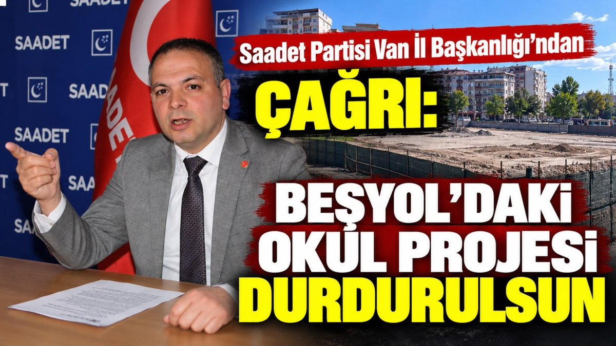 van65haber's tweet photo. Saadet Partisi Van İl Başkanlığı’ndan Çağrı! Beşyol’daki Okul Projesi Durdurulsun https://t.co/prLuF4VJPe 
@SaadetVan @ozayilhan https://t.co/SvA5qp9kKO