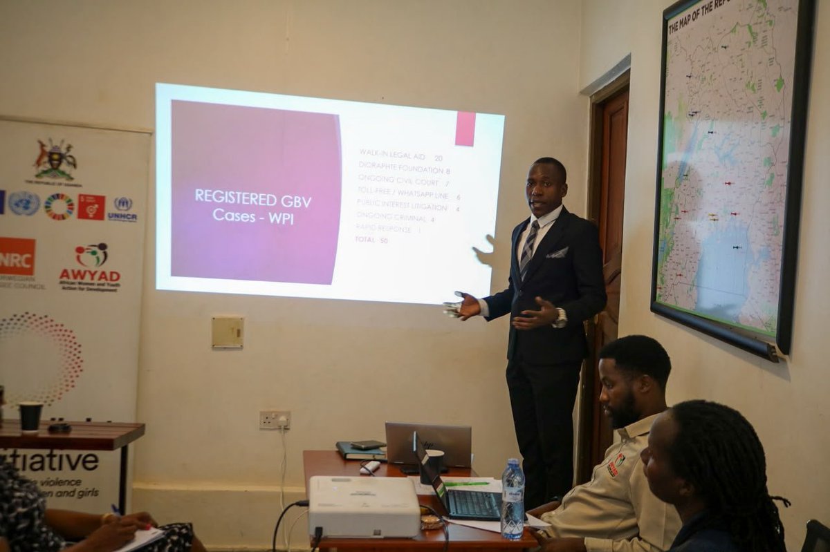 WomenProbono's tweet photo. Yesterday, we joined the KCCA, Nakawa GBV service providers at the quarterly coordination meeting to review progress and enhance our response mechanisms.

Our legal officer, Jasper Twesige, made a presentation on our behalf, where he shared insights on the GBV cases we handle, prevailing challenges, and strategic ways forward to improve our coalition’s response.

Through accurate data, survivor-centred approaches, and strong multi-sectoral collaboration, we remain committed to ensuring survivors access timely support and justice.

#EndGBV #GenderJustice #KCCANakawaDivision