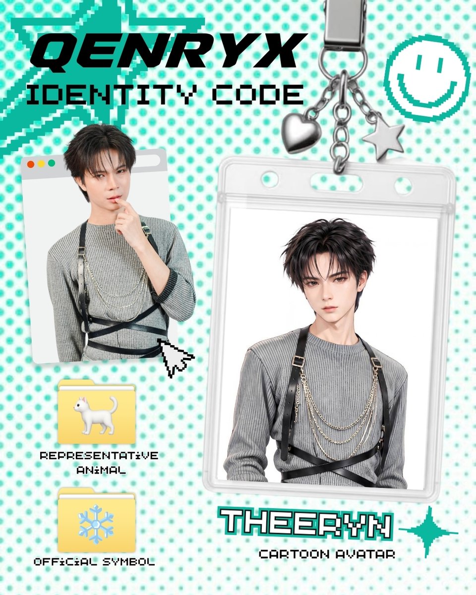 QENRYXOFFICIAL's tweet photo. Identity Code Official — THEERYN ❄️
ประกาศอย่างเป็นทางการแล้วค้าบ 📢
#THEERYN_QENRYX
#QENRYX
#ViralHitsMusicVision
#TVHArtist https://t.co/IM3lGQ23i3