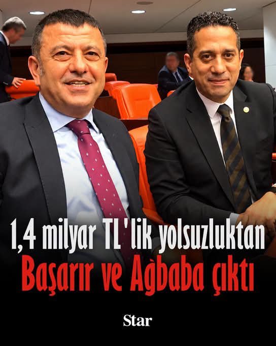 Mucizane's tweet photo. Özgür Özel okudun mu ?

Mersin'deki 1.4 milyar TL'lik yolsuzluktan Başarır ve Ağbaba çıktı

Mersin'deki 3 belediyede 1.4 milyar liralık kamu zararı tespit edildi; belediye başkanları dâhil 59 şüpheli gözaltına alındı. 

Tanık işadamı Başar E., gözaltına alınan başkan Tuncer'in 'Ali Mahir Başarır ve Veli'nin Ağbaba nın istekleri bitmiyor. Bu aldıklarım benim değil zaten. Belediye başkanı olduğuma lanet ediyorum.' dediğini iddia etti.