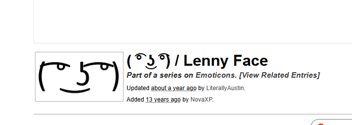 Tuffdevonchain's tweet photo. I found the Biggest ASCII meme of the last 100 years.The lenny face meme "( ͡° ͜ʖ ͡°)"

 is the original face of the TROLL we went to 100M.

It has potential to be the main runner of WWW + it is the original ASCII meme.

https://t.co/WvN6UPOz5H https://t.co/cPZiQofrlk