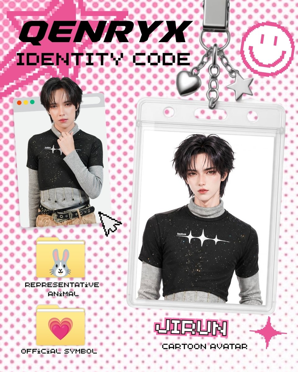 QENRYXOFFICIAL's tweet photo. Identity Code Official — JIRUN 💗
ประกาศอย่างเป็นทางการแล้วค้าบ 📢
#JIRUN_QENRYX
#QENRYX
#ViralHitsMusicVision
#TVHArtist https://t.co/awup6kGZlh