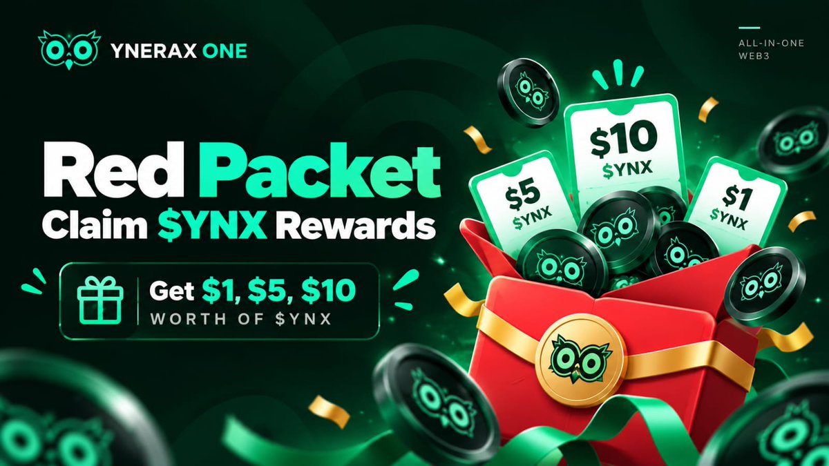 yneraxone's tweet photo. 🦉Introducing YneraXOne RedPacket
$1, $5 &amp; $10 Worth Of $YNX Rewards

🎁First Red Packet: $1 worth of $YNX ( FCFS )

🔑Code :- YNX-3SVS-QGK7

Go to the YneraX One website → click “Redeem” → enter the code.

Stay active on X to catch new Red Packet codes. https://t.co/iOk6kxsa0D