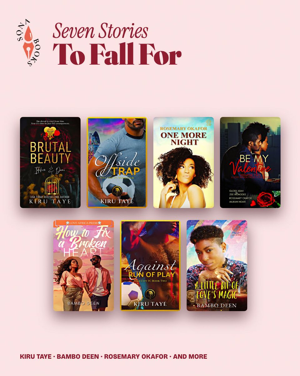 readsona's tweet photo. Love Africa Press is now on Sọna. Seven of their romance titles are on the app, including Kiru Taye, Rosemary Okafor, Bambo Deen and more. Welcome, @LoveAfricaPress.

https://t.co/WKC3pyRUX6 https://t.co/mN2KnbY1cD