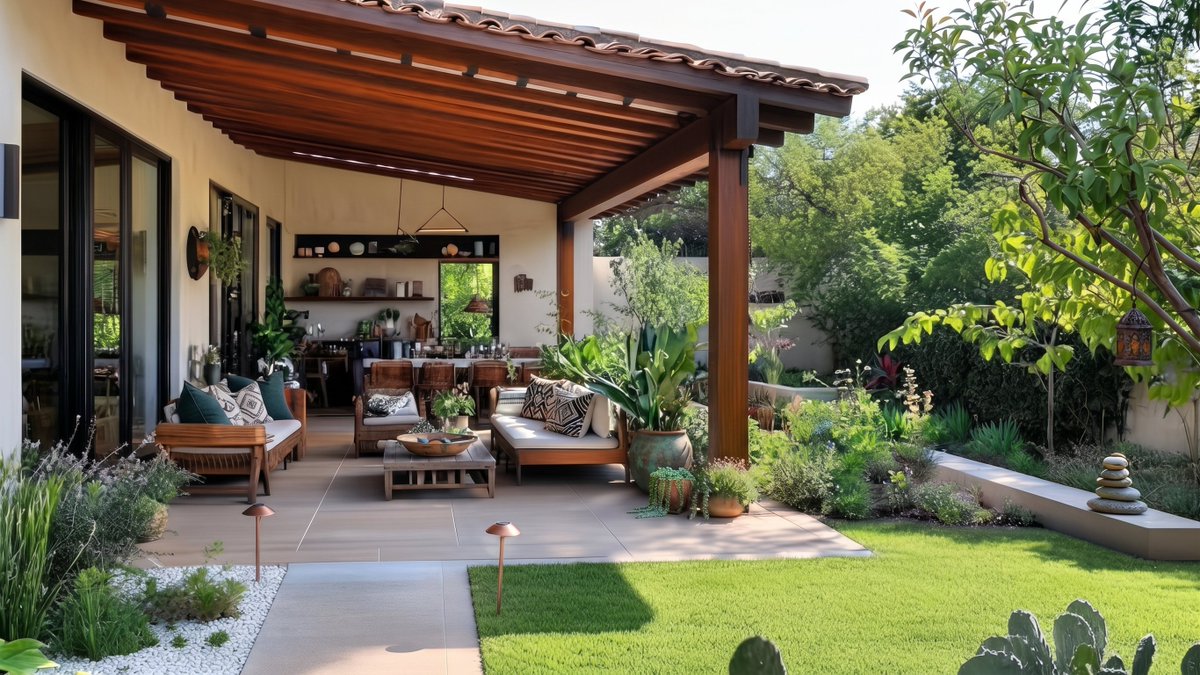 LumaHouseDesign's tweet photo. Terracotta curves meet timber beams, whispering secrets of sun-baked courtyards. A hidden refuge awaits where shadows dance on warm stone.

#Architecture #OutdoorDesign #VillaStyle https://t.co/HAucup53U7