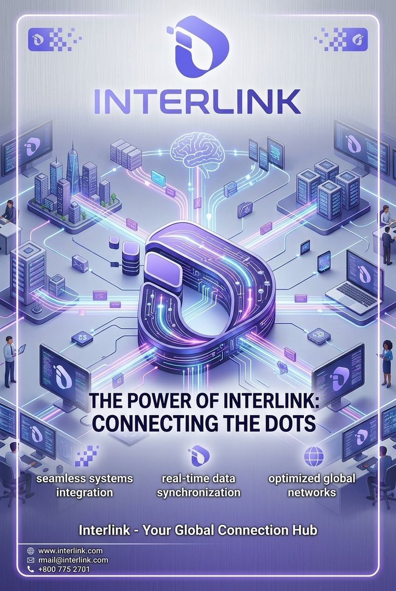 Abdulhakimskf's tweet photo. Discover how we can transform your business with seamless data integration and global connectivity! #Interlink #DataIntegration #Connectivity #GlobalNetwork #TechSolutions ππ
#INTERLINK #ITLG #ITL https://t.co/rJvGGLoonO