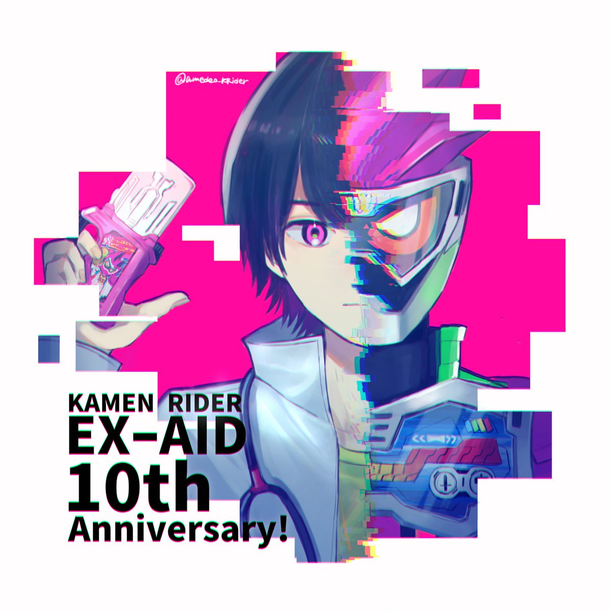 amedeo_KRider's tweet photo. エグゼイド10周年おめでとうありがとう https://t.co/awrxJZoEu1