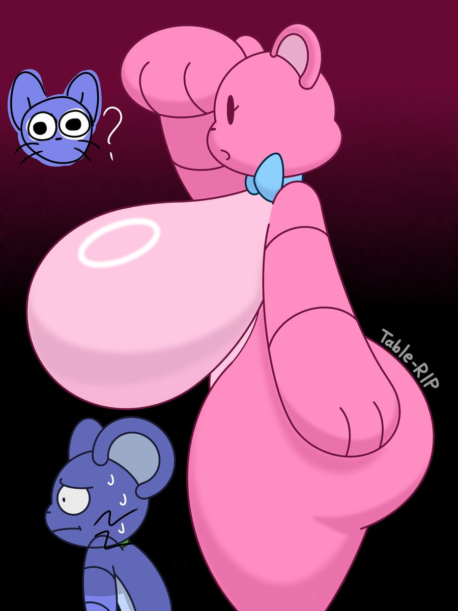 Table_rip's tweet photo. Where's jerri🐻🐭
（Includes a semi-transparent version for the arms.） https://t.co/GJ9LLMrjMQ