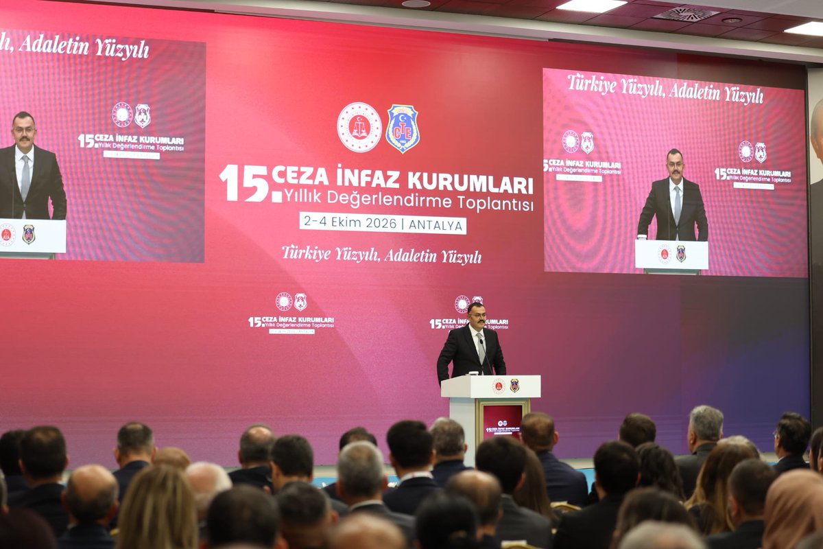Antalya_CBS's tweet photo. CEZA İNFAZ KURUMLARI 15. YILLIK DEĞERLENDİRME TOPLANTISI ANTALYA’DA GERÇEKLEŞTİRİLDİ
@adalet_bakanlik https://t.co/peR2yF56gL