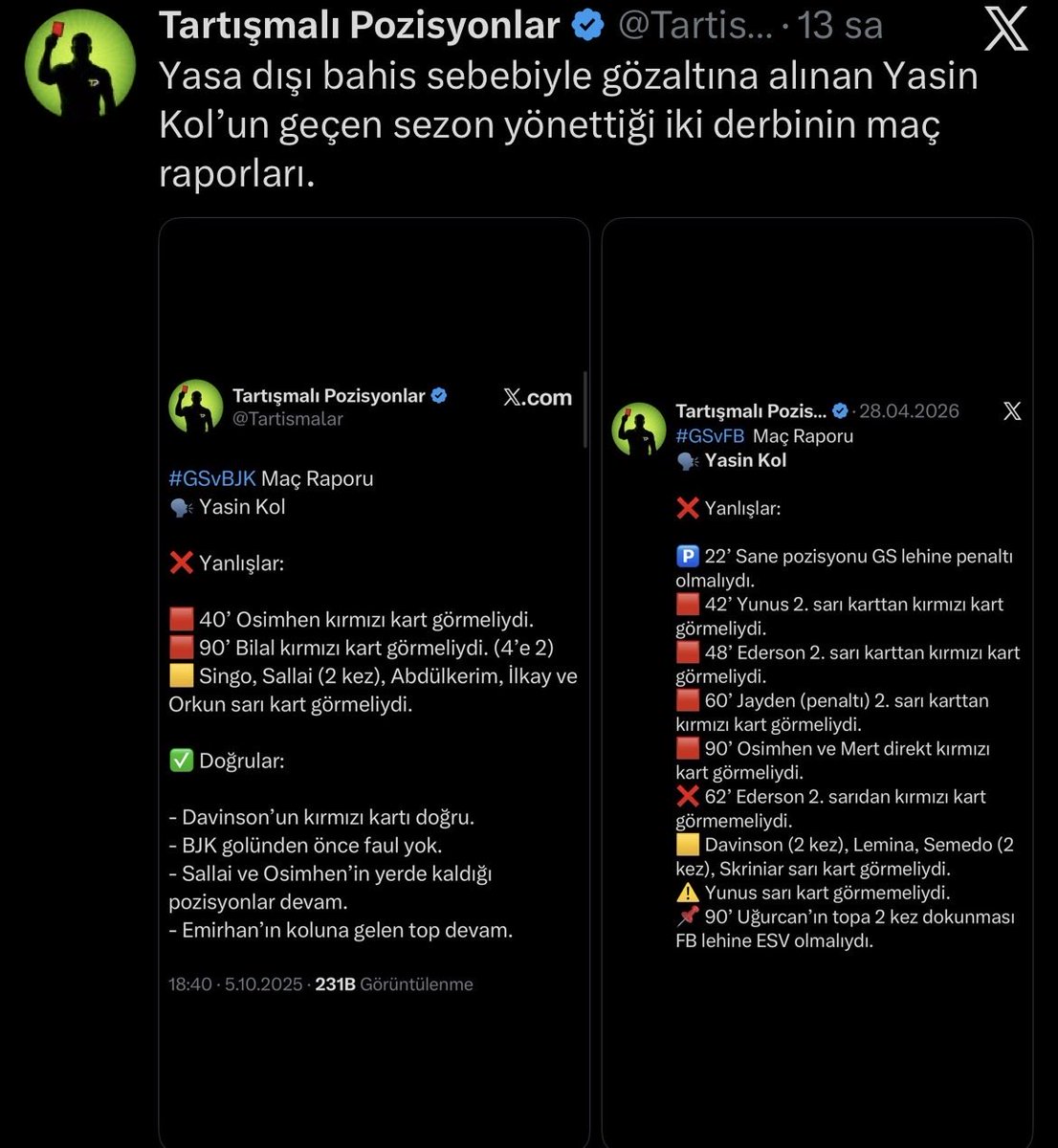 Guest72960958's tweet photo. @hakemhatasiSTSL Algıya devaaaaam😂 https://t.co/h1h68dkicN