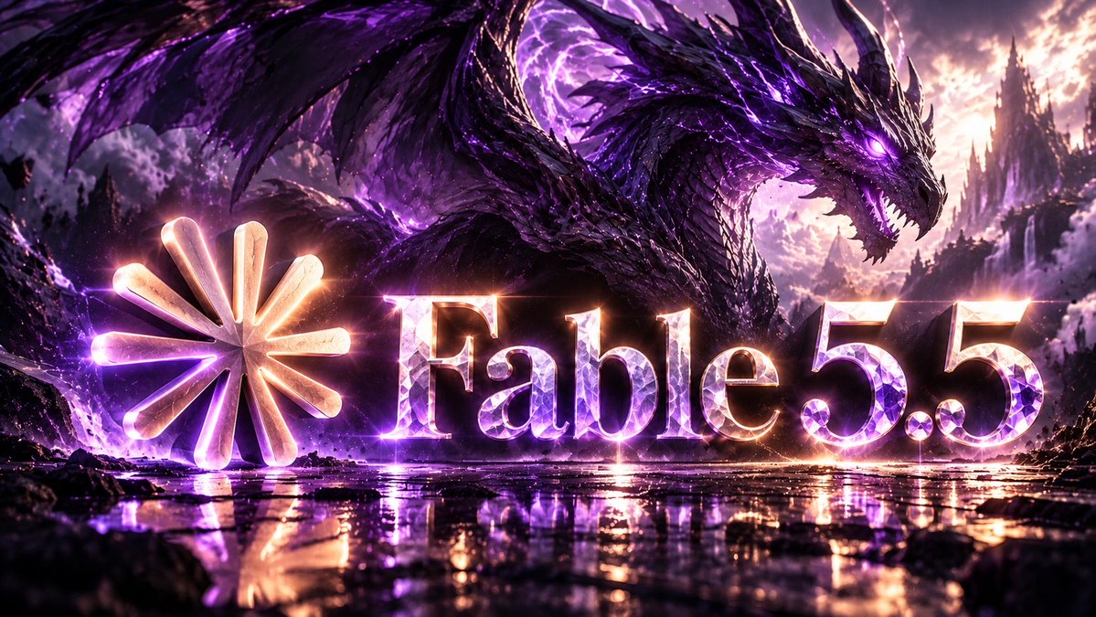 god_of_ai7's tweet photo. 🚨 Claude Fable 5.5 リーク: 最上位AIモデルがついに動き出した

Anthropicの次期モデル「Fable 5.5」が、すでに秘密裏にテストされている可能性。

・一部ユーザーでFable 5.1とは異なる挙動が報告
・表示は5.1のまま、5.5へルーティングされているとの噂
・従来モデルが知らない最新情報を回答したとの報告
・新しい事前学習を行ったFableとの噂も
・以前から9月末〜10月登場説が浮上
・Opus5.5、GPT-6 Astraを大幅に上回る可能性

もしステルステストが本当なら、
Fable 5.5の公開はもう直ぐだろう