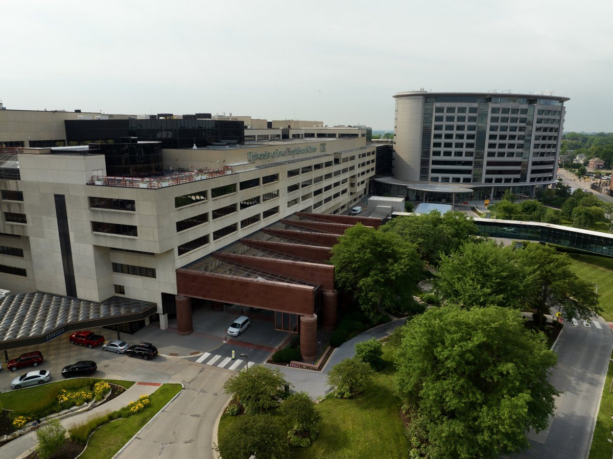 uihealthcare's tweet photo. There’s a lot going on in Iowa City for this week’s @hawkeyefootball game day. If you need care at our university campus, here are the best routes to take to and how to navigate security checkpoints:  https://t.co/KtjXrj48MY https://t.co/pzjm0n3DsN