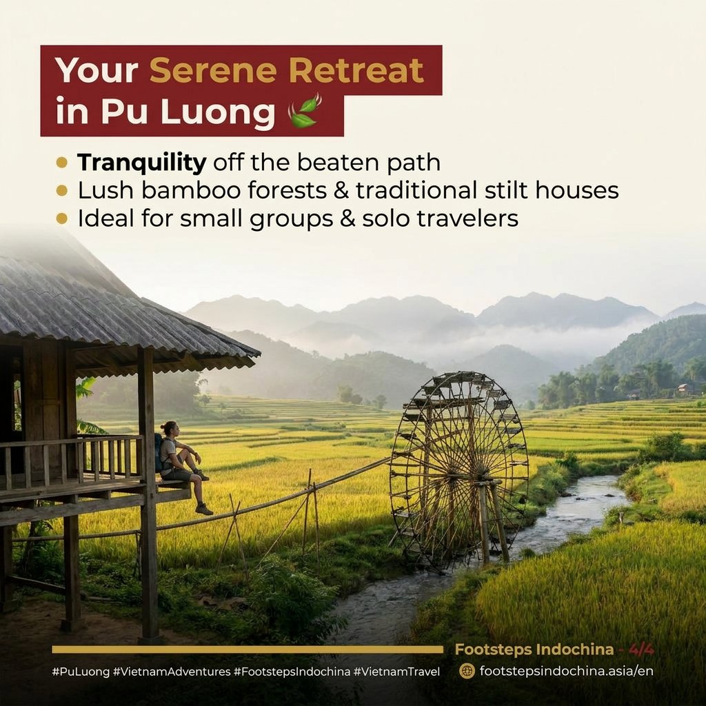 vnfootsteps's tweet photo. Looking for tranquility off the beaten path? Discover Pu Luong, where lush bamboo forests and traditional Thai stilt houses create a serene retreat for nature lovers. https://t.co/qAnVS5uXfh