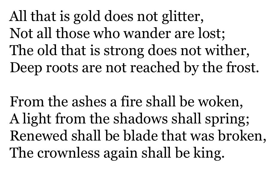 AlcuinPress's tweet photo. THE classic Tolkien quote https://t.co/Hl4Z62eeAf