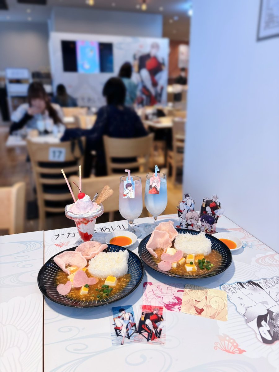 nemuzz8's tweet photo. ナカまであいして TheキャラCafe ☕ᝰ

店内どこも素敵な装飾で、ときゆずを眺めながらじっくり食事堪能できました👨🏻‍🍳♥

次が最終巻なのは悲しいけど、完走のときまで応援し続けます!! (；ᵕ；)

#ナカまであいして 🍒💌💫 https://t.co/ZCEzxR3imi