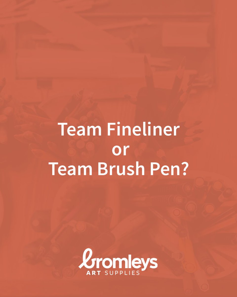 BromleysArt's tweet photo. Team Fineliner or Team Brush Pen? 🖊️

We're Team Fineliner, sticklers for detail that we are. Which side are you on?

#Inktober #PenAndInk https://t.co/KAJBBGMso9