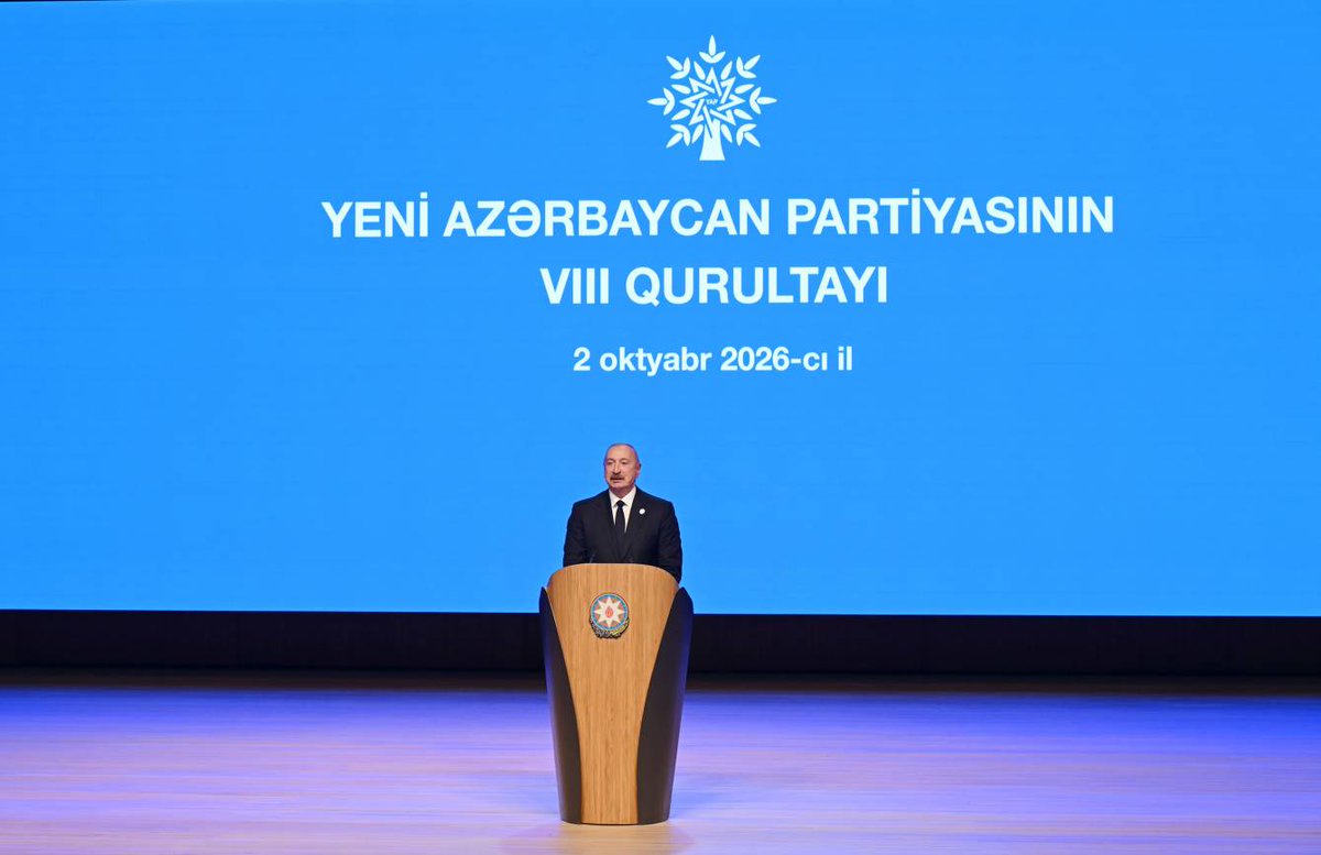 gence_icra's tweet photo. Yeni Azərbycan Partiyasının VIII Qurultayı keçirilib

Daha ətraflı:
https://t.co/nCwGHq1CDZ https://t.co/symRqrDsrG