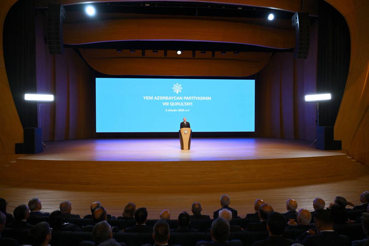 gence_icra's tweet photo. Yeni Azərbycan Partiyasının VIII Qurultayı keçirilib

Daha ətraflı:
https://t.co/nCwGHq1CDZ https://t.co/symRqrDsrG