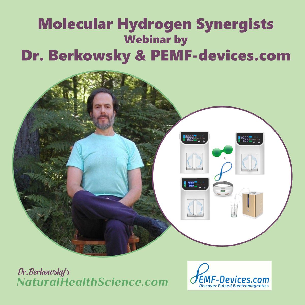 PEMF_Devices's tweet photo. Join us tommorow 3rd Oct, 2026 for a webinar by @dr_bruce_nhs
In this comprehensive live webinar, Dr. Berkowsky unveil his latest protocols, integrating hydrogen inhalation and hydrogen-rich water therapies with #nutrition, #photobiomodulation and essential oils.
#aromatherapy https://t.co/4jmweBNjFZ