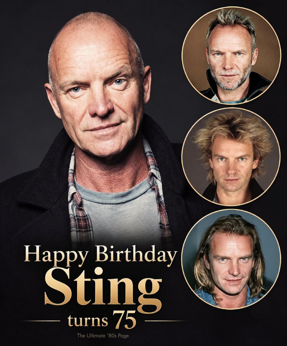 Eligius4917's tweet photo. British singer Sting (born Gordon Matthew Thomas Sumner) was born on this day in 1951. I've seen both him and his son (Joe Sumner) live ...

#Sting 
#ThePoliceBand 
#PoliceBand 
#FamousBirthdays https://t.co/llPi3xBlRZ