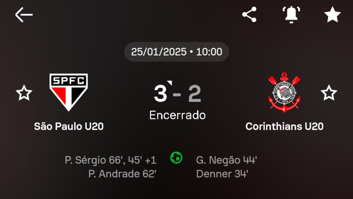 VULGAOTT's tweet photo. 25 e 26 de janeiro de 2025: o fim de semana mais São Paulino dos últimos tempos

Título da copinha e vitória no Paulistão contra o Corinthians

Que esse fim de semana possa ser tão bom quanto, com vitória no masculino e título no feminino. A torcida que conduz estará lá de novo! https://t.co/lyldZu7EBb