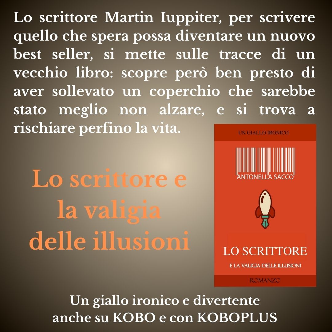AntSaccoWriter's tweet photo. #ebook anche su #kobo e#kobo #plus #koboplus
un #giallo #ironico e #divertente * romanzo breve
https://t.co/s9nQh1KgT0 https://t.co/02c5faPJXr