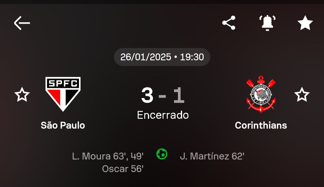 VULGAOTT's tweet photo. 25 e 26 de janeiro de 2025: o fim de semana mais São Paulino dos últimos tempos

Título da copinha e vitória no Paulistão contra o Corinthians

Que esse fim de semana possa ser tão bom quanto, com vitória no masculino e título no feminino. A torcida que conduz estará lá de novo! https://t.co/lyldZu7EBb