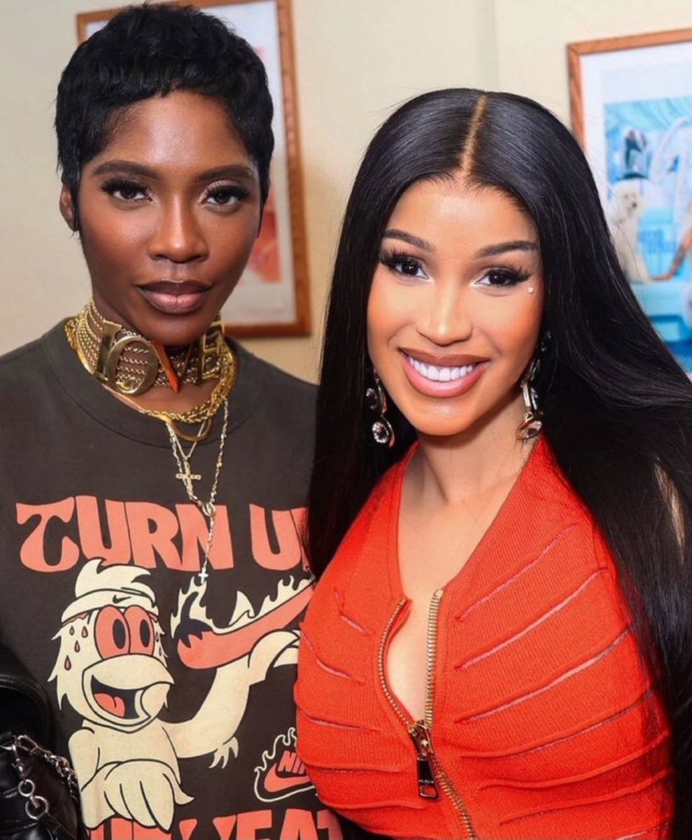bigdisa_'s tweet photo. TIWA SAVAGE X CARDI 😍😘 https://t.co/wZLBemB9OA