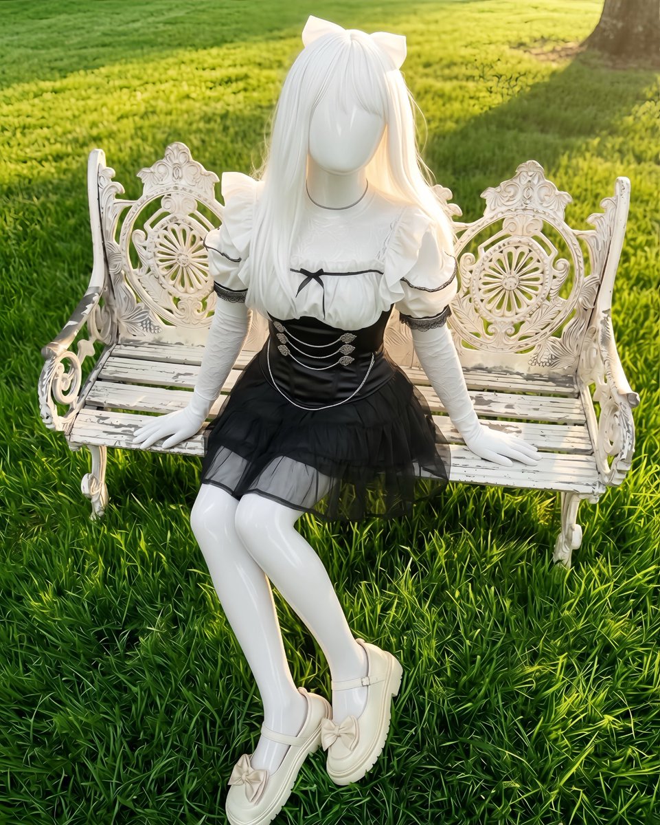 BoobooTanata's tweet photo. After a long day at work 💻

I accepted a mysterious offer to transform into a smooth

flawless plastic doll 

a form I loved and could switch to whenever I wanted to relax. https://t.co/UV0v2LaSs5