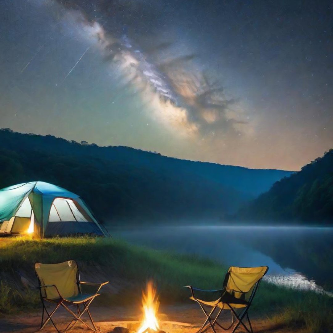 DevonaAj2l8's tweet photo. Una noche acampando bajo un cielo lleno de estrellas, risas con amigos y el sonido tranquilo del río: la felicidad simple de los buenos momentos.， https://t.co/U3kAJfcly8