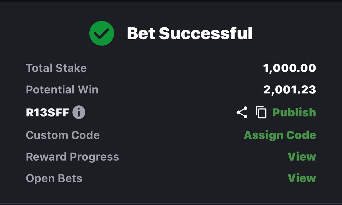 OMAEASYBETNG's tweet photo. ⚽️⌛️ROLLOVER DAY 2
🔞SPORTYBET CODE https://t.co/2bvHbXMQaM