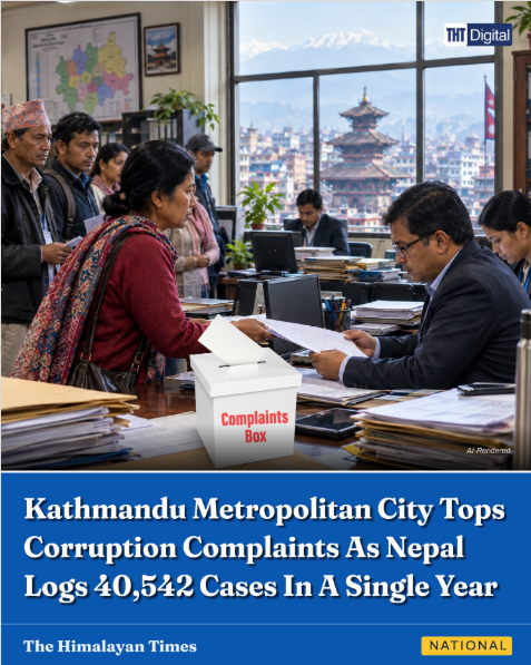 sabaqureshi457's tweet photo. 🇳🇵 #Nepal’s anti-corruption watchdog CIAA received 40,542 corruption complaints in one year
That is not a small administrative problem. It is a warning about institutional trust
Six months into #BalenShah’s govt, where is promised crackdown producing measurable results?
@amritna https://t.co/DSqCpWI7Wo