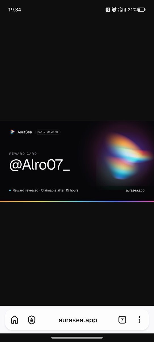 Alro07_'s tweet photo. My AuraSea profile: @Alro07_ — reward eligibility pending. https://t.co/qOlQxDUxAx https://t.co/pguxMNbk93