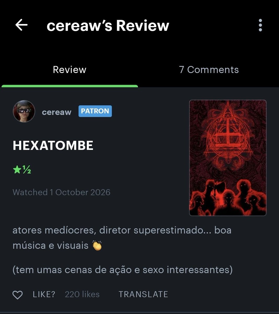 naomesquecee's tweet photo. Alguem tira o Cereaw do Letterboxd https://t.co/Kv5XSBSjjn
