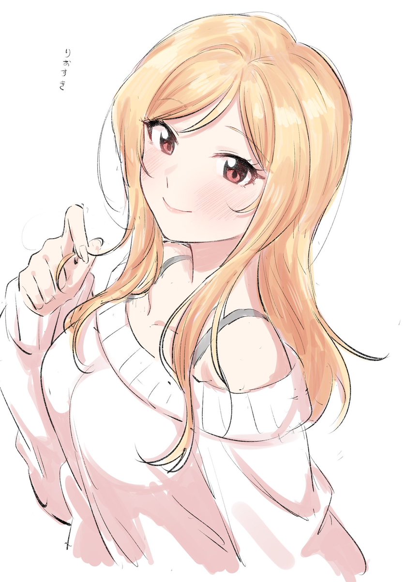 ngetyan's tweet photo. 自分で描いた莉緒の絵のほぼ全てにりおすきって添えてあって流石にりおすき https://t.co/WaEkAAIkQn