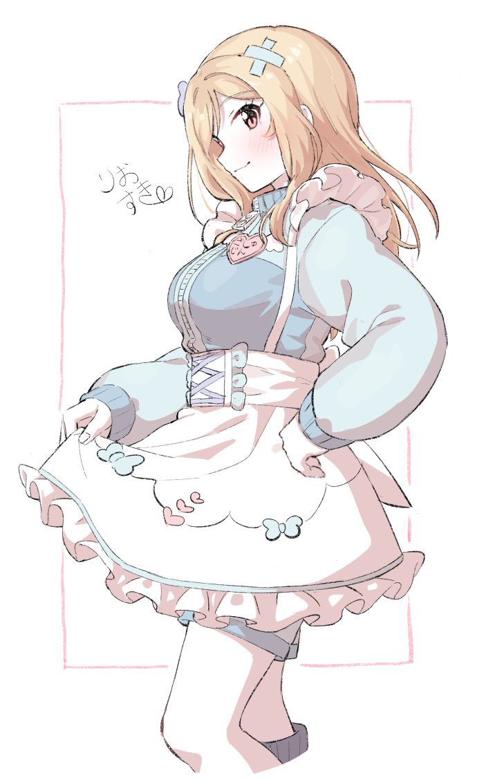 ngetyan's tweet photo. 自分で描いた莉緒の絵のほぼ全てにりおすきって添えてあって流石にりおすき https://t.co/WaEkAAIkQn